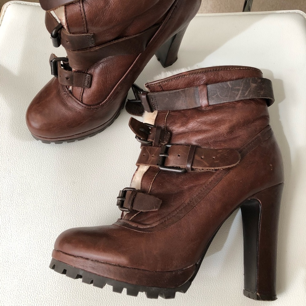 Dolce Vita inlaid with shearling